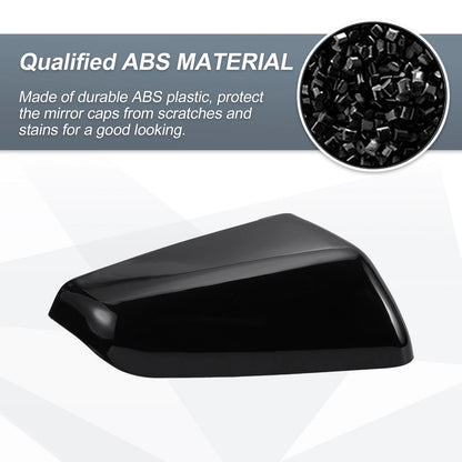 Right Side Mirror Cover Cap Gloss Black for Chevy Equinox GMC Terrain