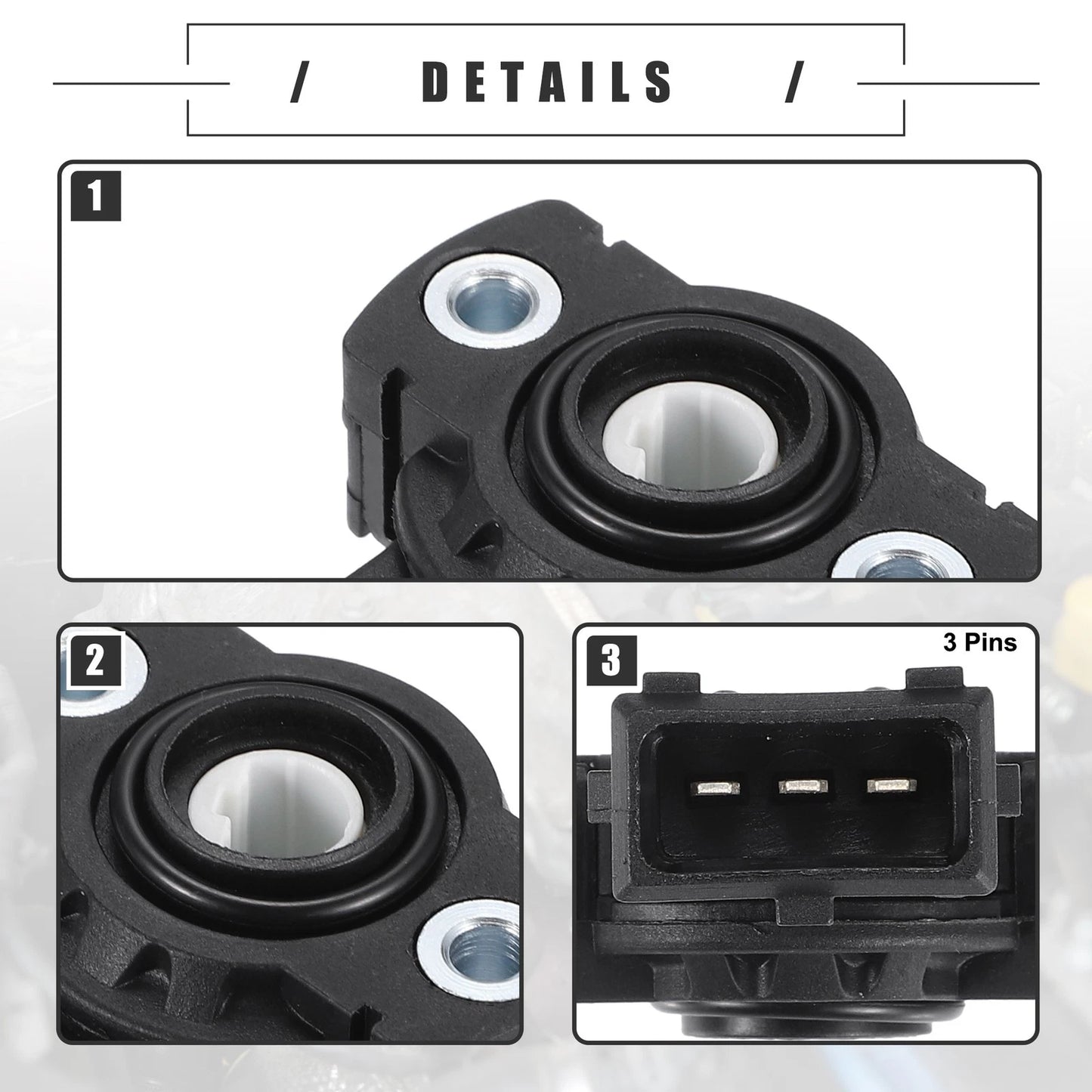 Throttle Position Sensor for BMW Z3 M3 1996-2000 (2 x Plastic)