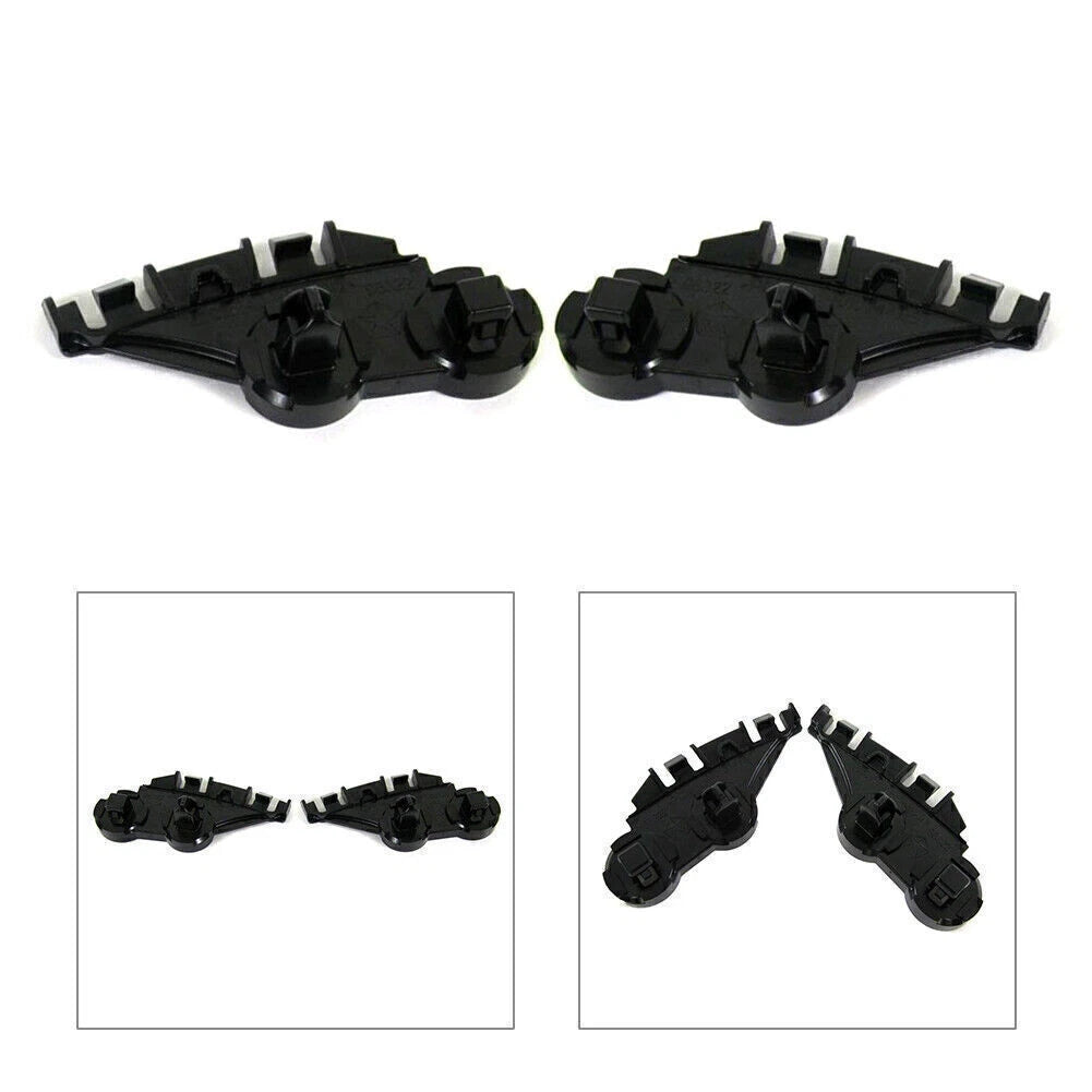 Bumper Brackets  Beam Retainer Support for Chrysler 300 (2011-2020) Black