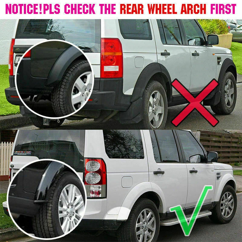 Mud Flap Fender Splash Guards for Land Rover Discovery 4 LR4 (2010-2016) 4 x