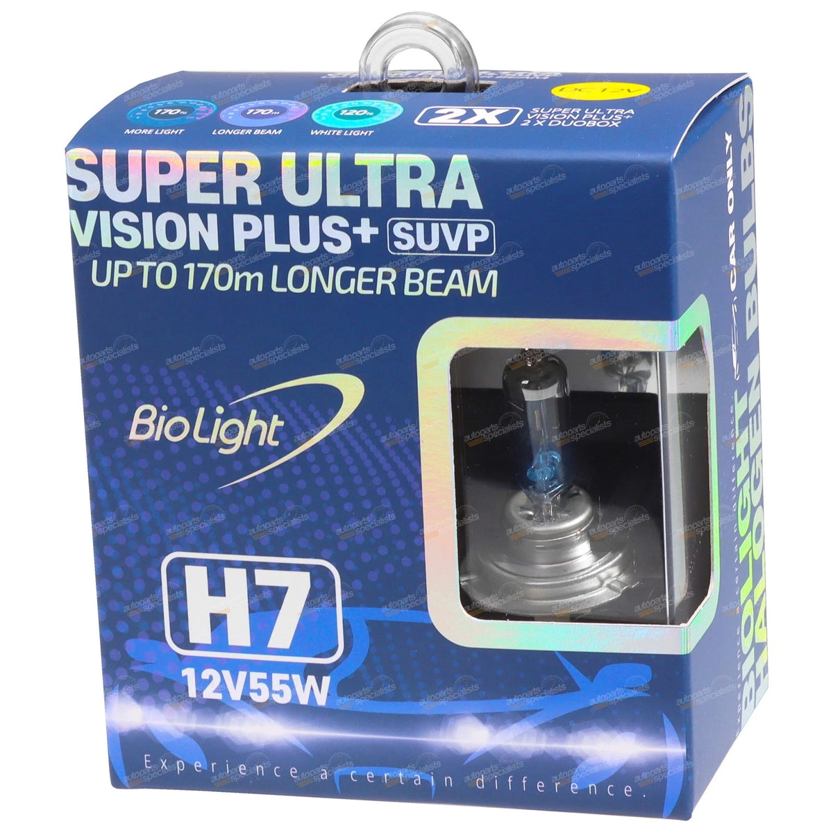 H7 Halogen +170% Low Beam Headlamp Bulb for Chrysler Grand Voyager RT