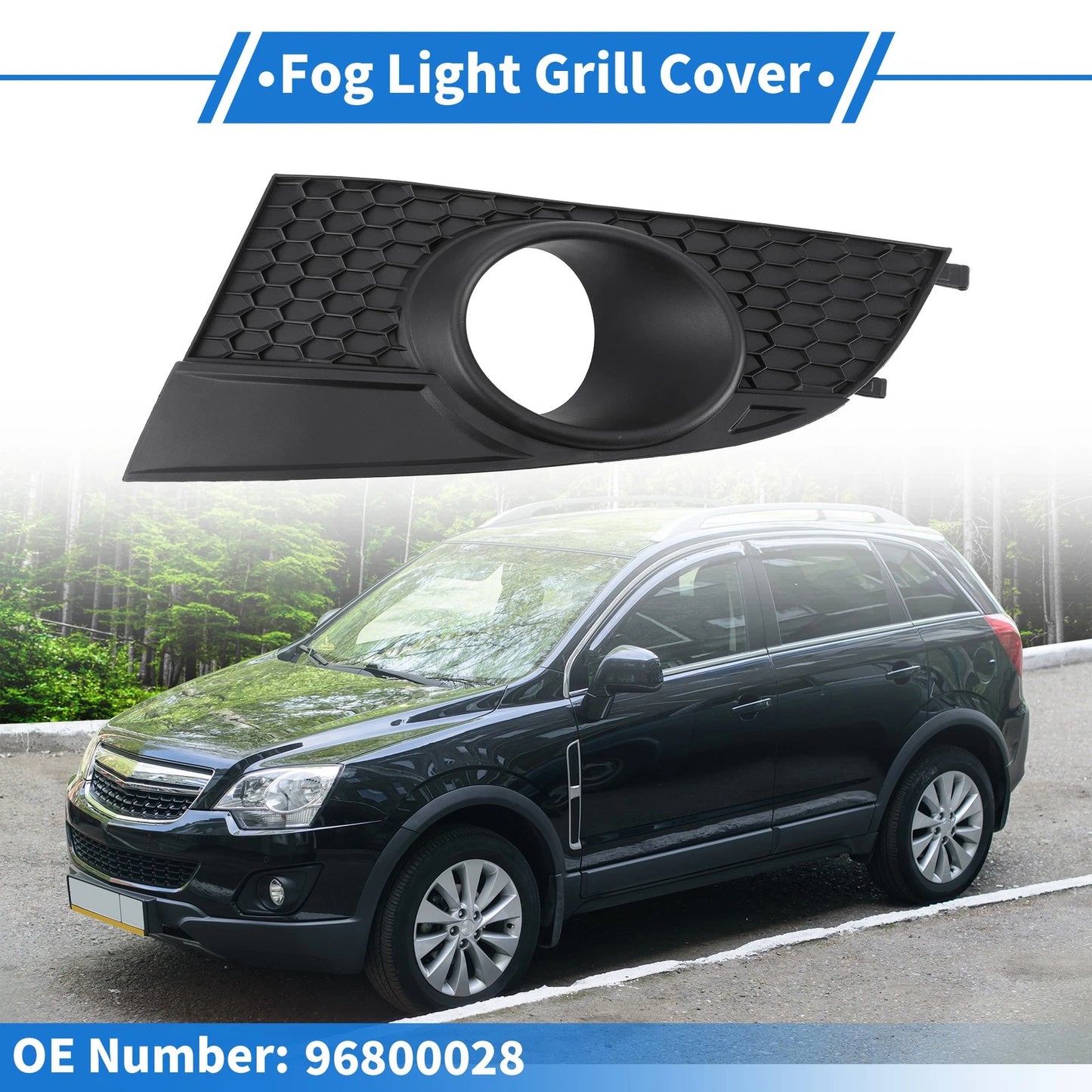 1 Pc Front Left Fog Light Grill for Chevrolet Captiva (2012 - 2014)