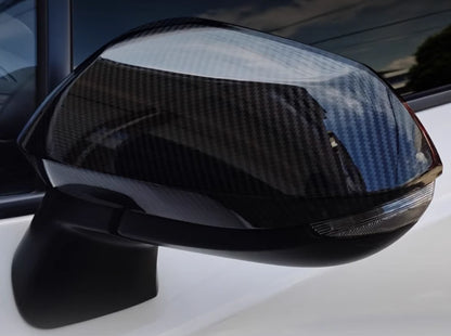 Carbon Fiber Rearview Mirror Side Lid Cover Trim for Toyota Corolla (2020-2024)
