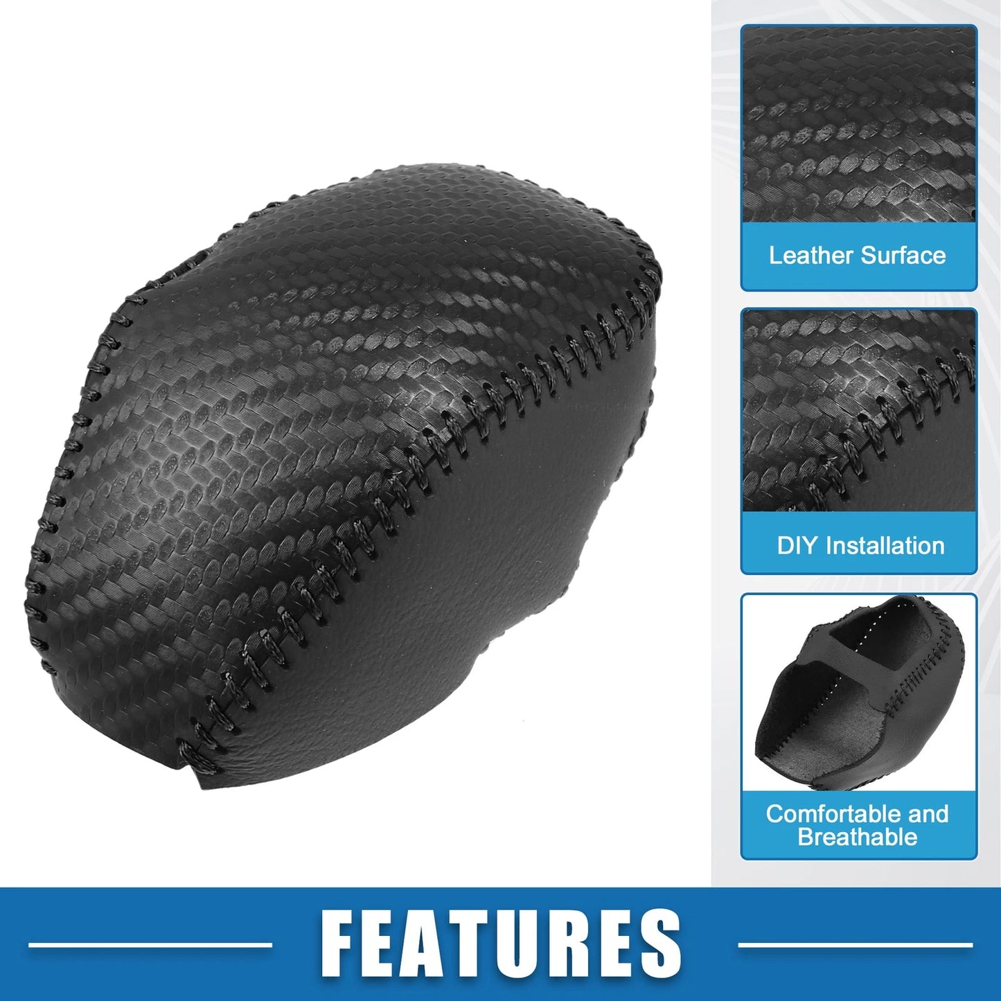 Gear Shifting Knob Cover Trim for Toyota Highlander 2020-2023 Black