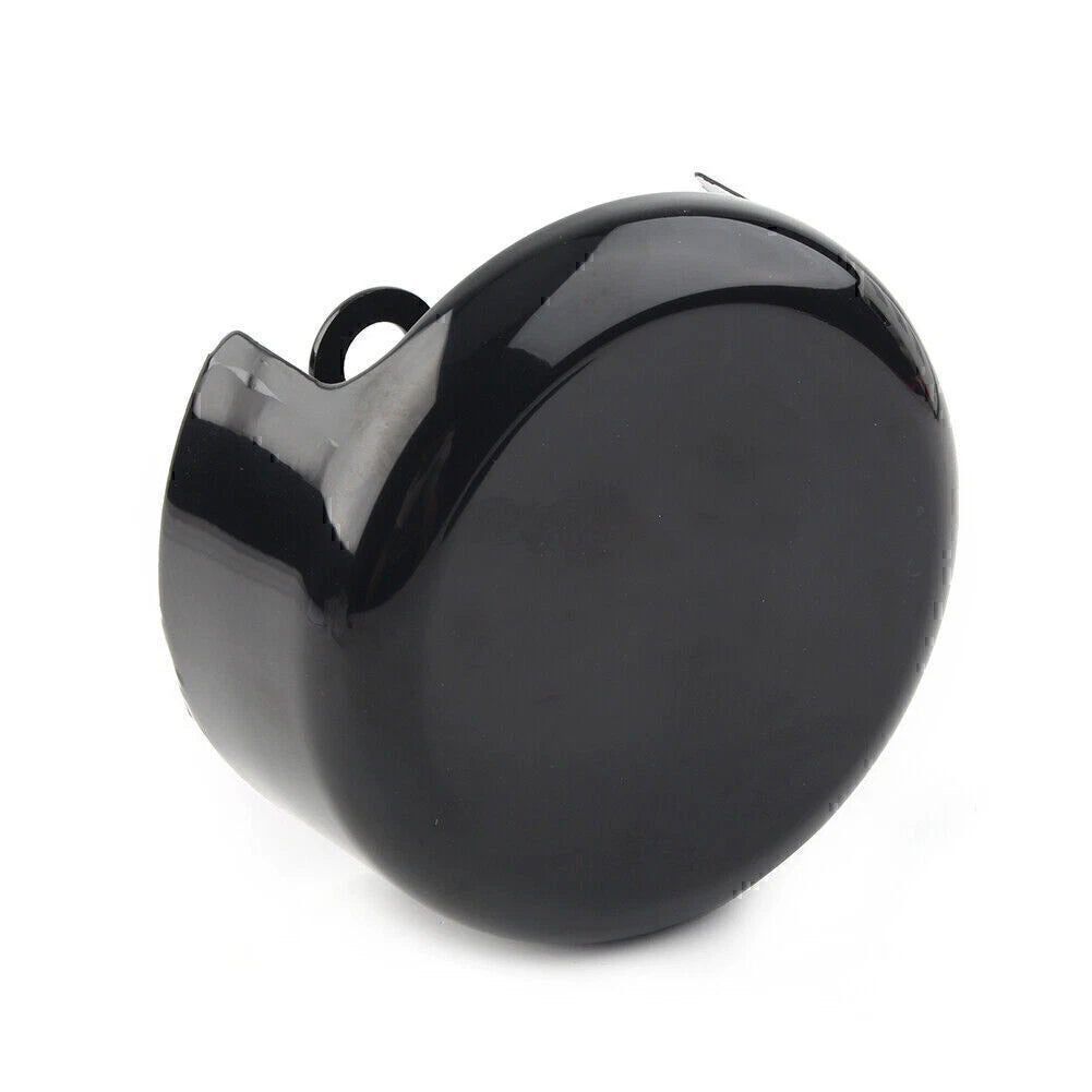 Black Smooth Horn Cover for Harley Softail FLHX FLT FLHT Dyna Bad Boy