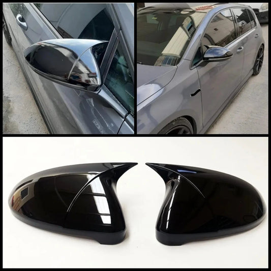 2 Piece Side View Mirror Covers for Volkswagen Golf 7 MK7 MK7.5 (2013-2020)