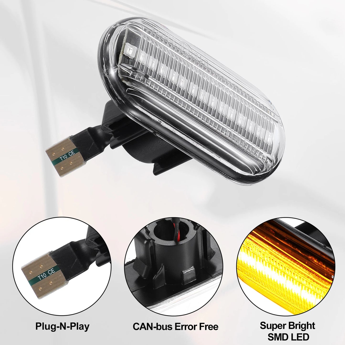 Side Marker Light for Nissan, Opel, Mercedes-Benz