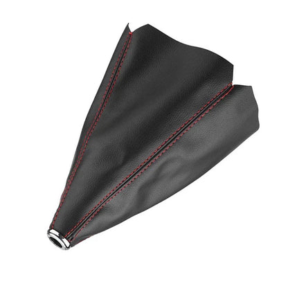 Black PU Leather Dustproof Shift Stick Cover for Universal Cars