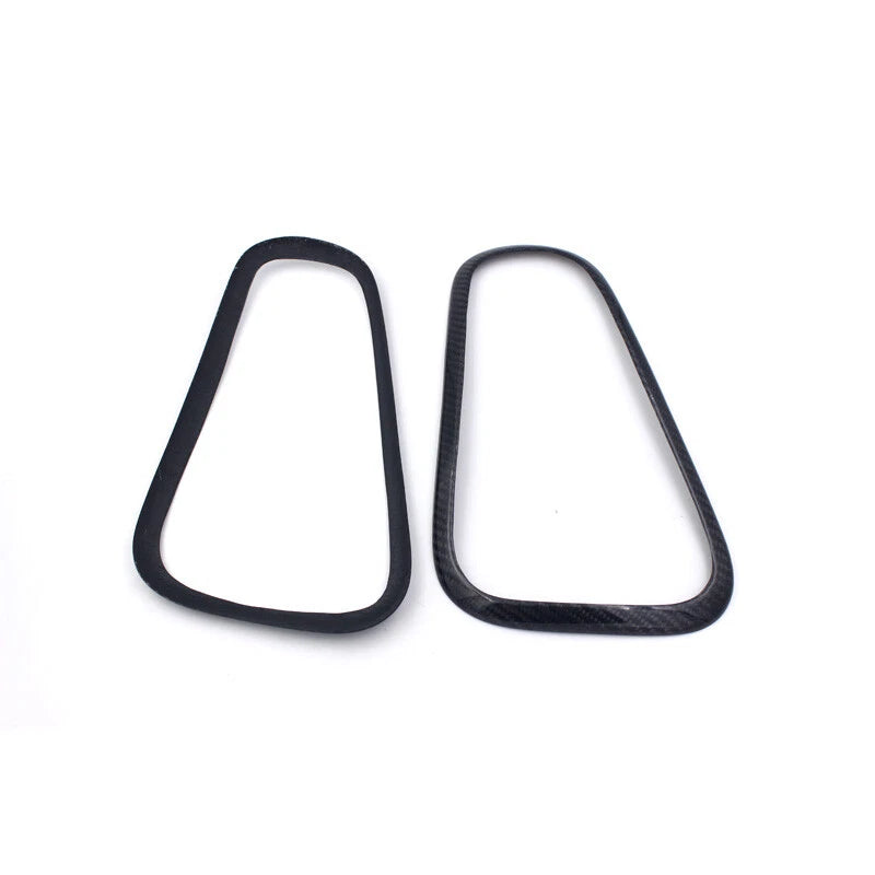 Real Carbon Fiber Rear Side Taillight Cover Trim for Mini Cooper R50 R53 R52