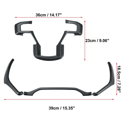 4 x Dashboard Steering Wheel Panel Trims for Ford F-150 (2015-2019)