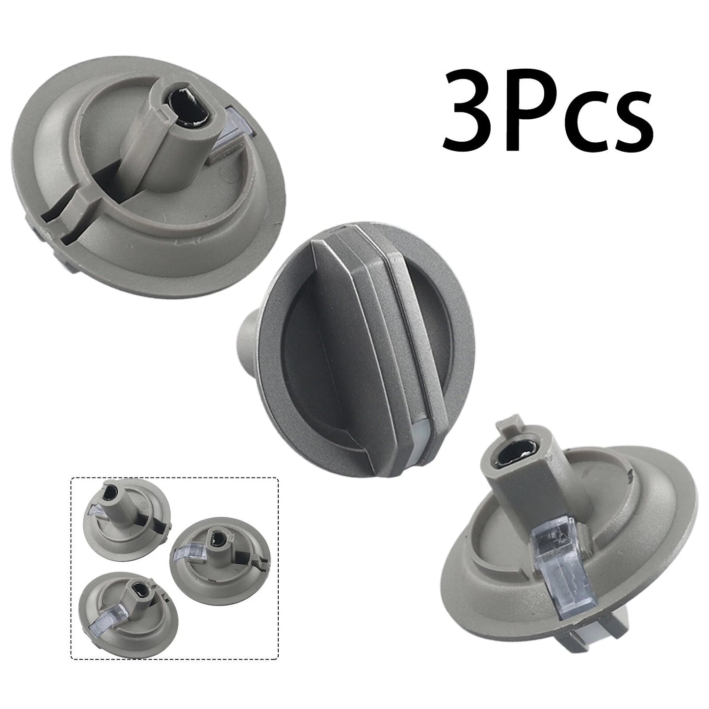 3 x Interior Heater Fan Control Knobs for Ford PJ/PK Mazda BT50 Accessories