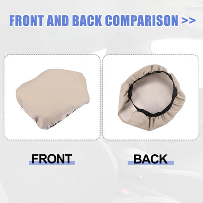 Center Console Cover Pad for Toyota Prado (2010-2019) Faux Leather Beige