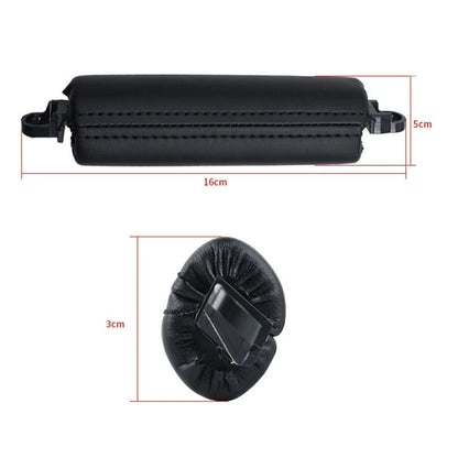 Black Leather Inner Door Pull Handle for VW Touareg (2003-2010)