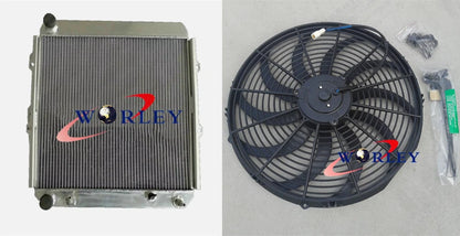 Alloy Radiator & Fan for Toyota Land Cruiser LJ70/71/73/77/78 90-93