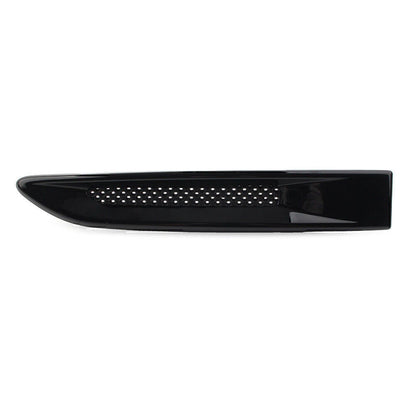 Black Front Side Fender Air Vent Grille Trim for Jaguar XE F-Pace XF (2015-2023)