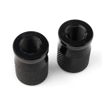 Black Tyre Air Valve Caps for Car Truck Motorcycle Bike (Universal)