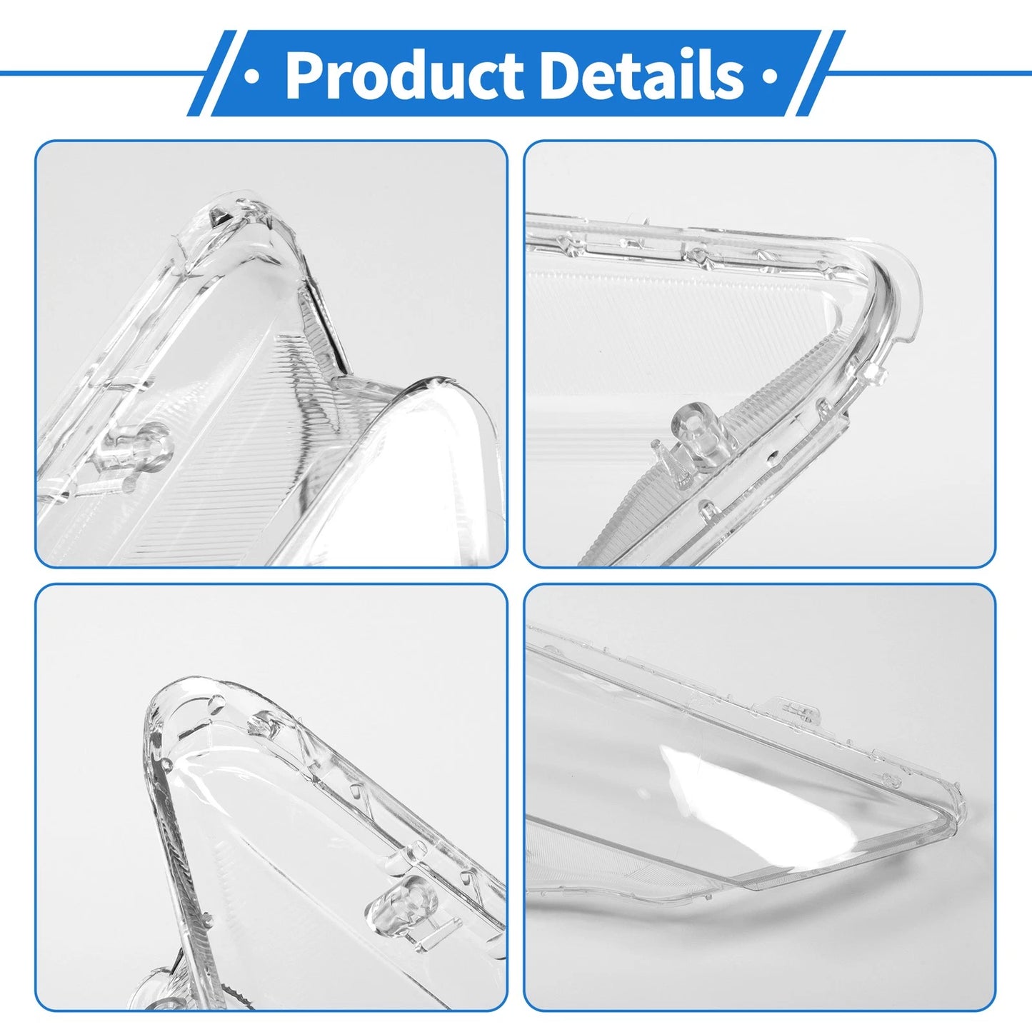 Car Front Left Headlight Lens Cover for Honda Crosstour (2011-2013)