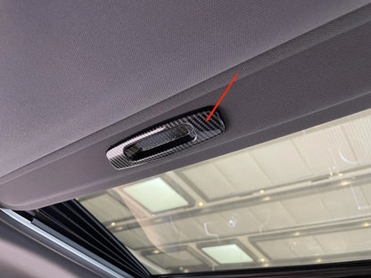 Carbon Fiber Handle Bowl Skylight Cover Trim for Toyota Sienna (2021-2023)