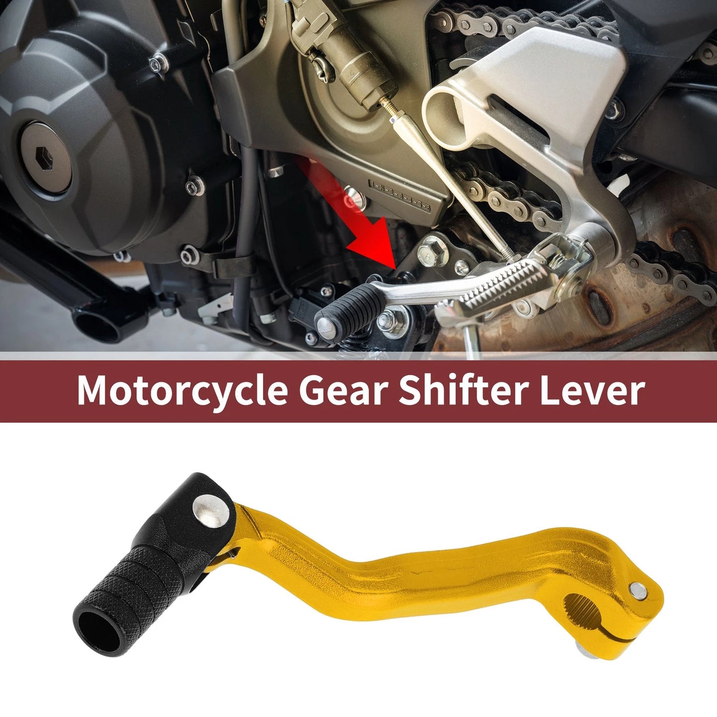 Shifter / Folding / Lever for Bosuer M4 Gold Tone Black Head