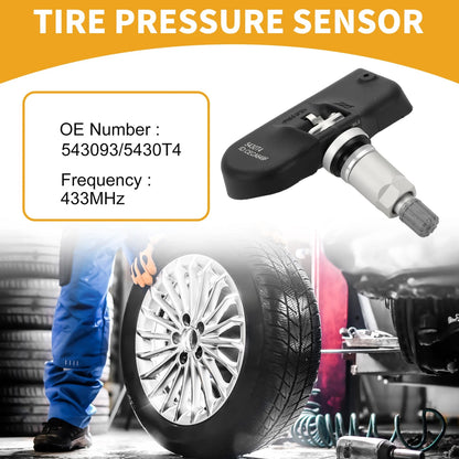 Tire Pressure Sensor 433MHz for Peugeot 407 Coupe SW (2004-2010)