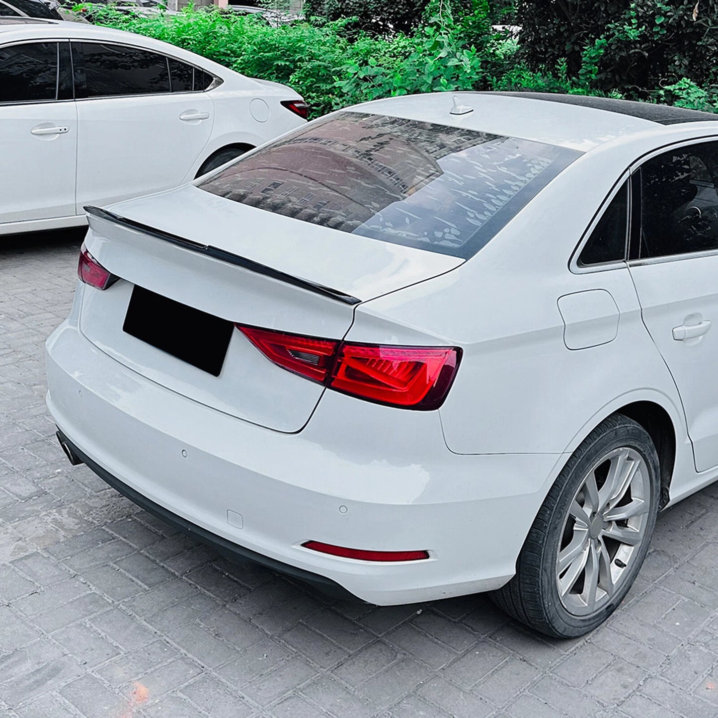 Rear Spoiler Lip for Audi A3 8V (2014-2020) - Gloss Black