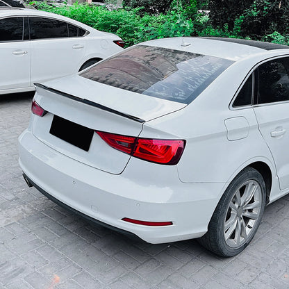 Rear Spoiler Lip for Audi A3 8V (2014-2020) - Gloss Black