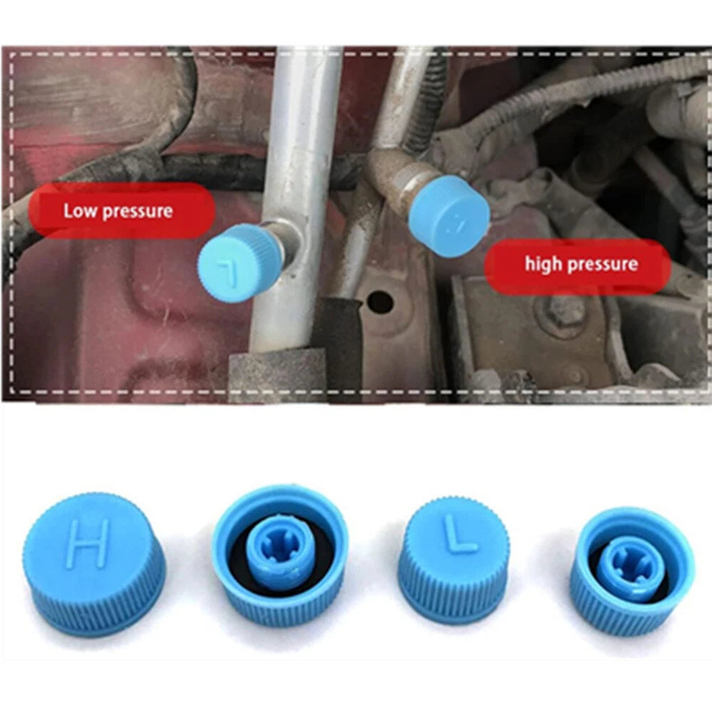 30X A/C Charging Valve Dust Cover Caps for Auto M9X1.0 M10X1.0