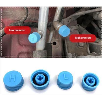 30X A/C Charging Valve Dust Cover Caps for Auto M9X1.0 M10X1.0