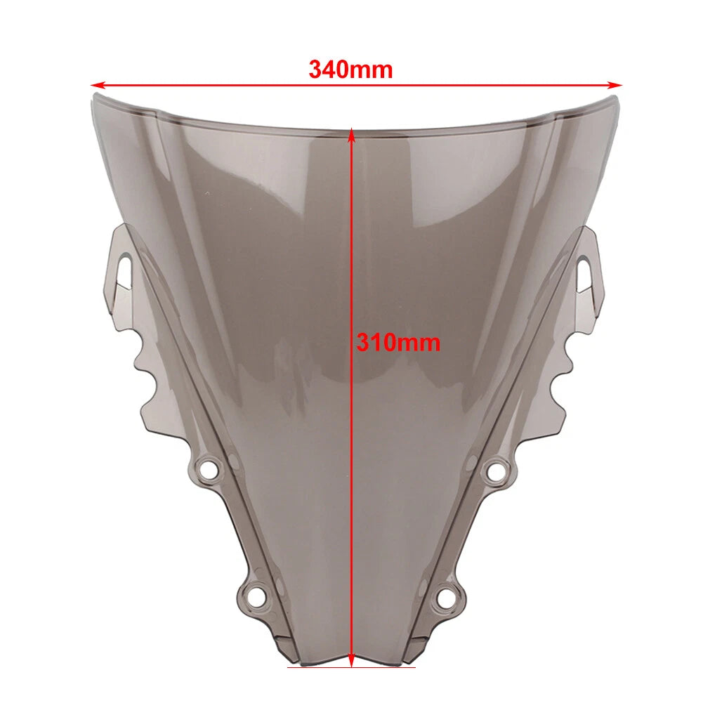 Brown Double Bubble Windscreen for Yamaha YZF R6 (2006-2007)