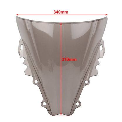 Brown Double Bubble Windscreen for Yamaha YZF R6 (2006-2007)