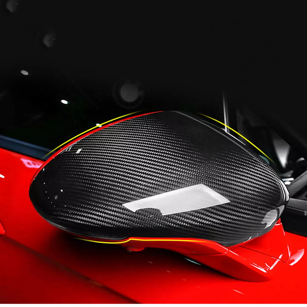 Carbon Fiber Side Mirror Cap Cover for Porsche Panamera 971 (2017-2022)