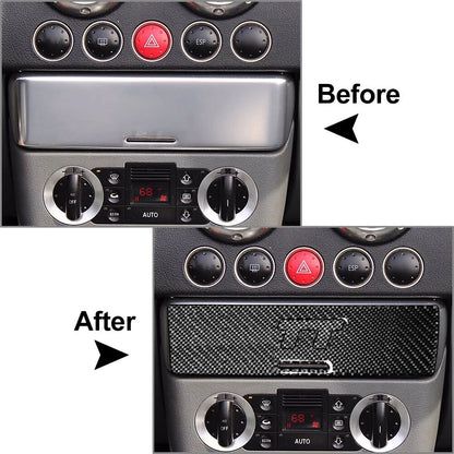 Center Console CD Radio Switch Control Panel Cover for Audi TT (2001-2006)