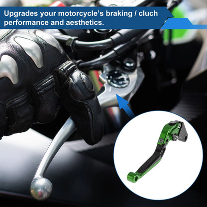 Adjustable Brake Clutch Levers  for Honda X11 (1999-2002) Green Black