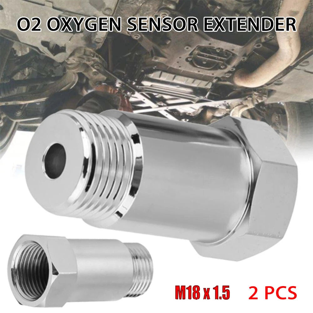O2 Oxygen Sensor Spacer Adapter CEL Fix M18x1.5 for Car Model