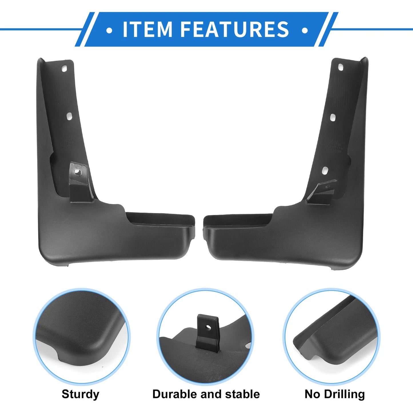 Mud Flap Splash Guards for Nissan X-Trail T31 (2008-2013)