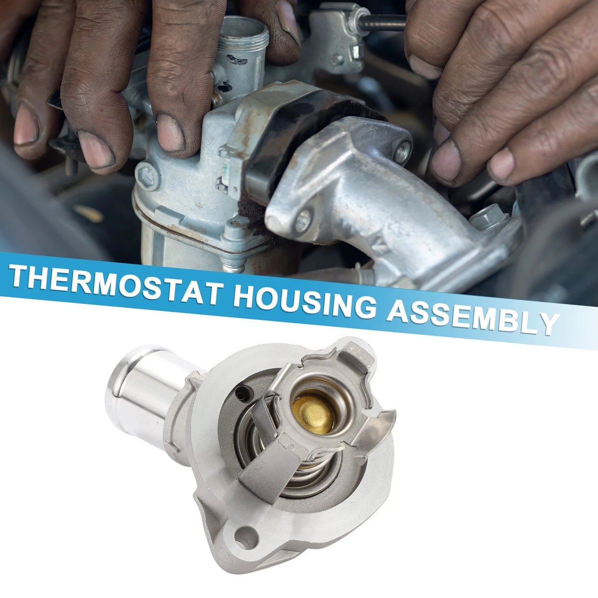 Engine Coolant Thermostat Housing Assembly for Chevrolet Cruze (2016–2019)
