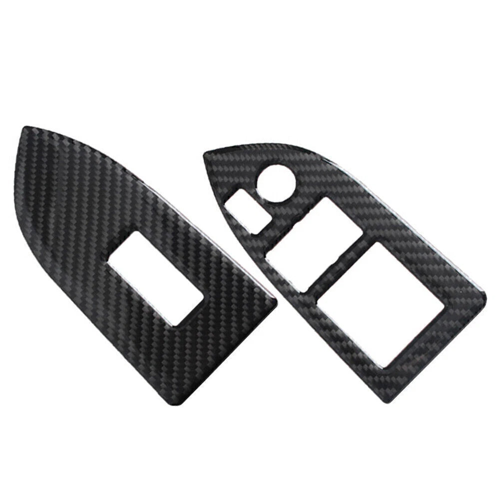 Black Carbon Interior Window Switch Button Trim for Subaru BRZ Toyota 86 (2012-2020)