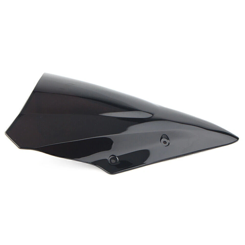 Dual Bubble Windscreen for Kawasaki Ninja 650 EX650 ER6F (2017-2019) Black