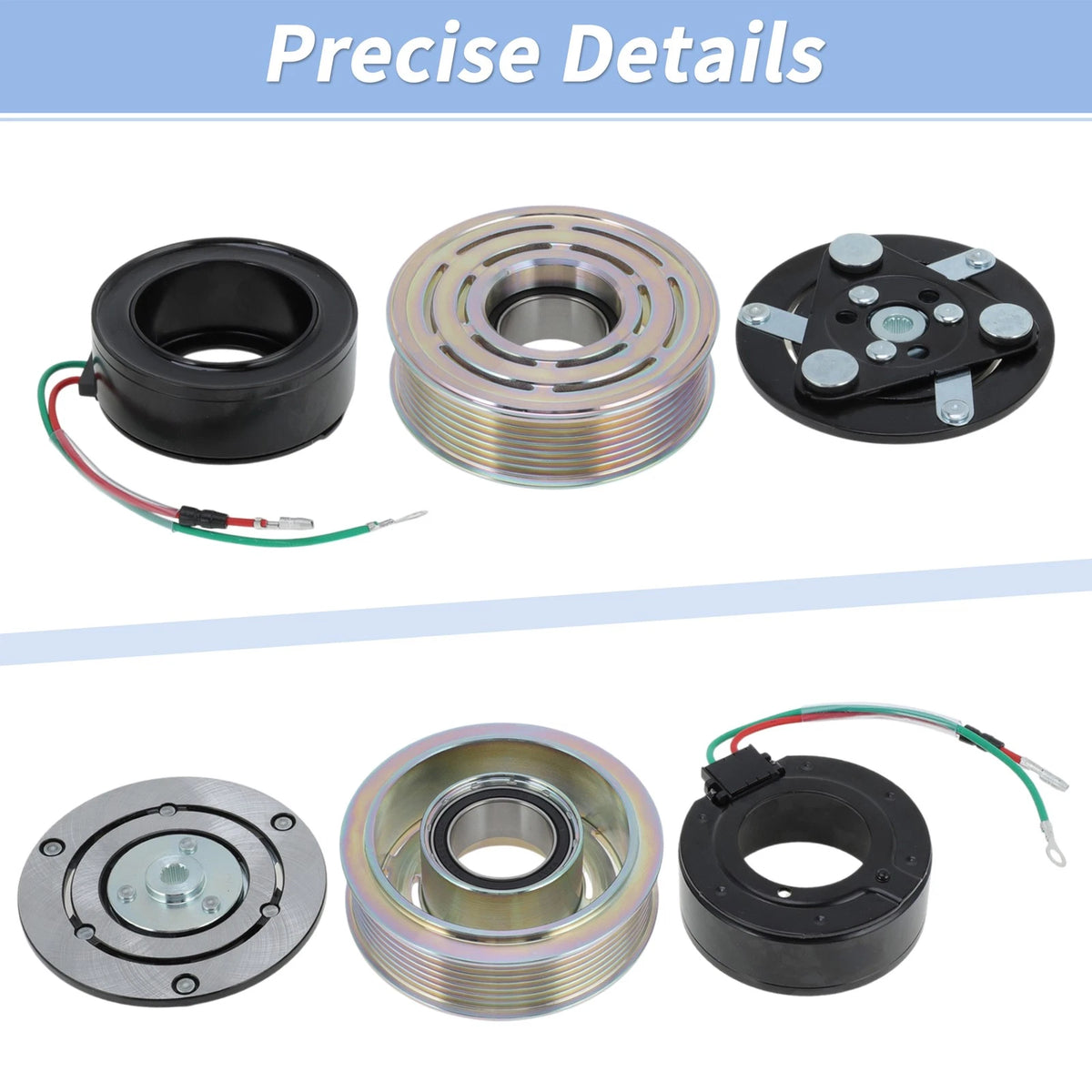 AC Compressor Clutch Kit for Honda Civic CR-V, Acura ILX RDX (2012-2023)