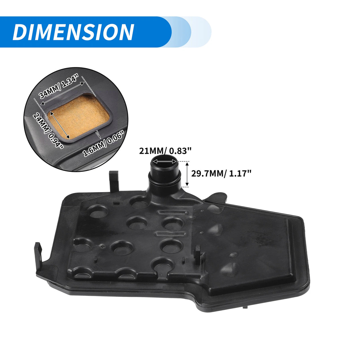 U540E Transmission Fluid Filter & Oil Pan for Toyota Vios (2003-2018)