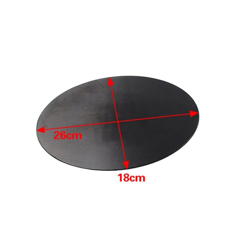 2.5mm Aluminum Custom Oval License Plate for Motorcycle DIY