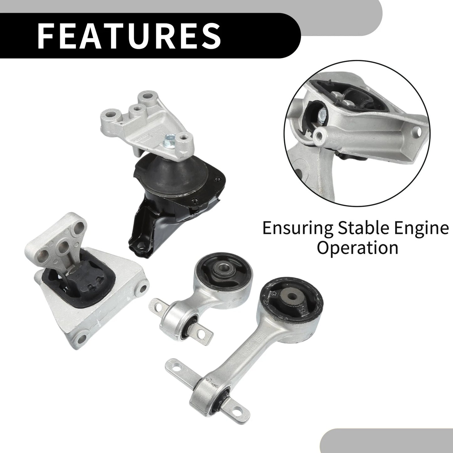Engine Motor Mount Set for Honda Civic 1.8L (2006-2011)
