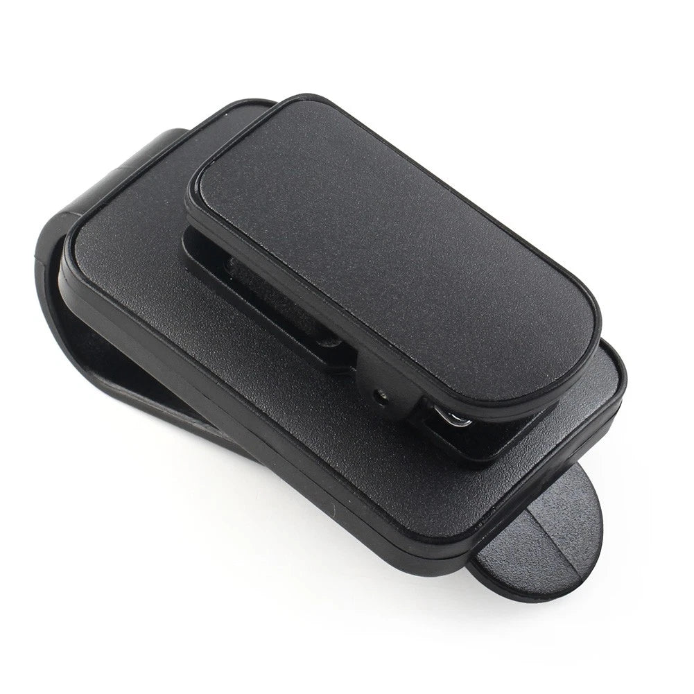 Sun Visor Clip Holder for Car - Fit Glasses, Sunglasses, Eyeglass Cards - Black