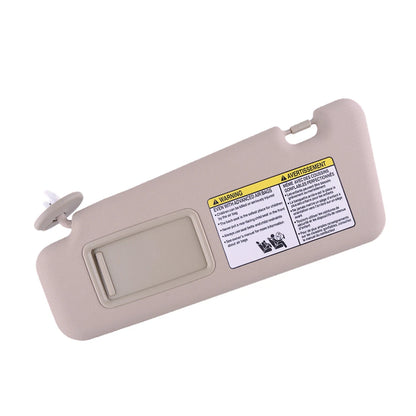 Beige Front Left Sun Visor for Toyota Highlander (2008-2013)