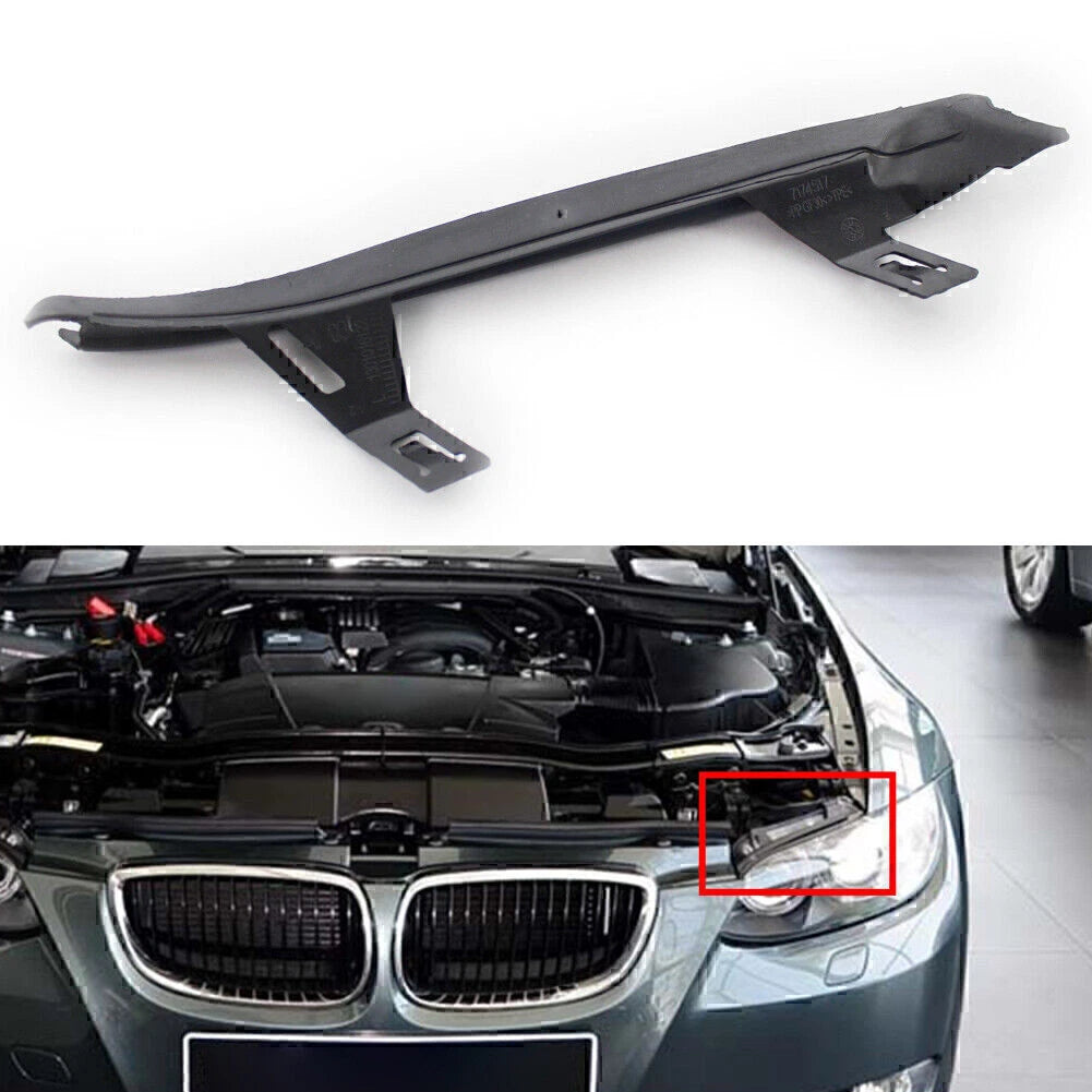 Front Left ABS Black Upper Headlight Gasket for BMW 3 Series (2007-2013)