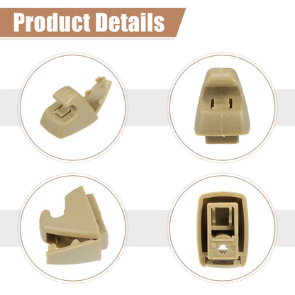 4pcs Beige Sun Visor Clip Retainer for Chevrolet Cruze