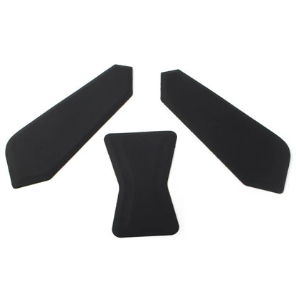 3 x Black Slip Sticker Traction Pads for BMW F750GS F850GS (2018-2023)