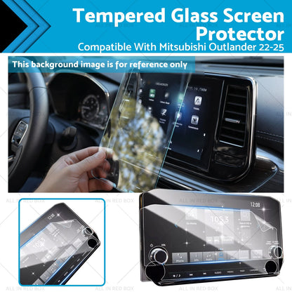9" Tempered Glass Screen Protectors for Mitsubishi Outlander (2022-2025)
