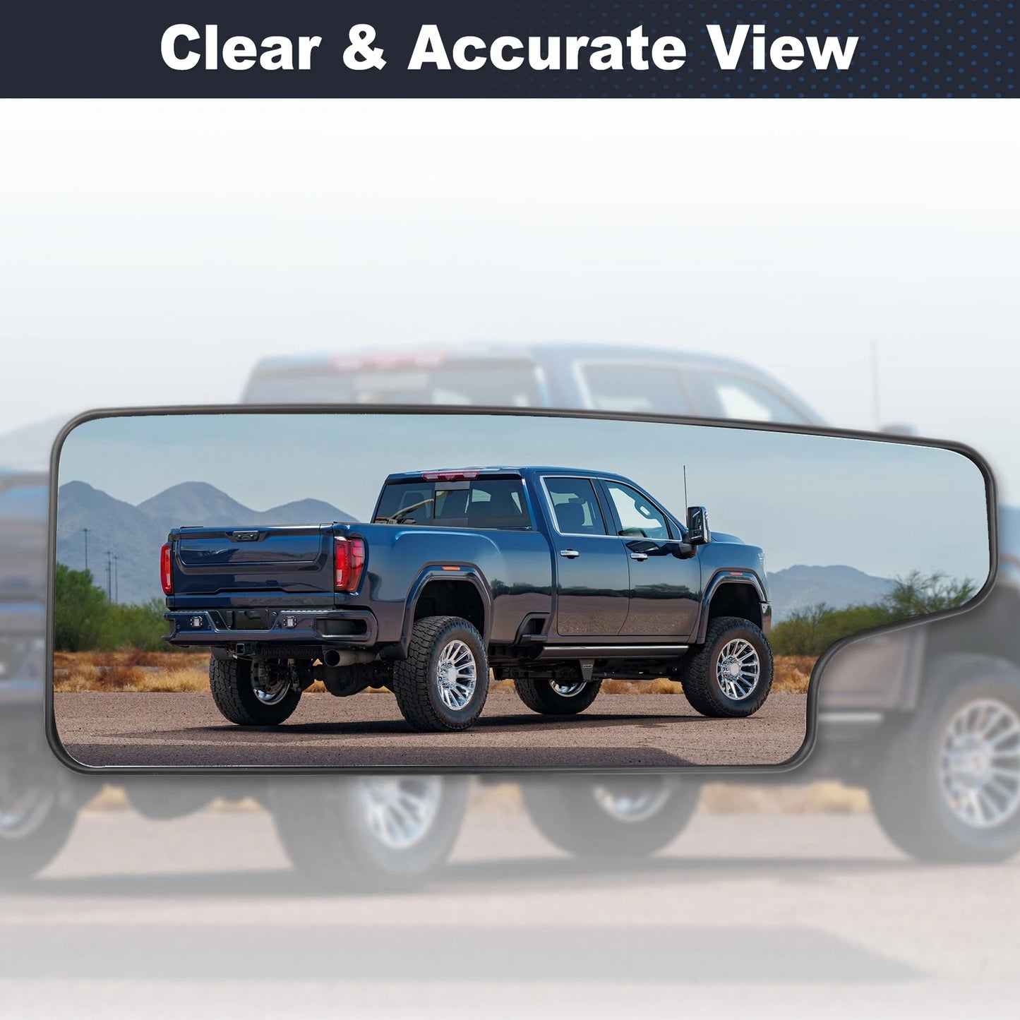 Left Lower Mirror Glass for Chevy Silverado & GMC Sierra 1500 2500HD