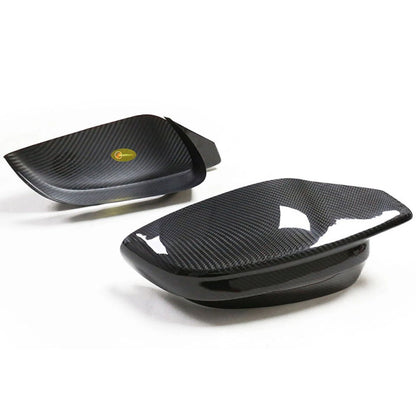Dry Carbon Fiber Rear Side Mirror Covers for BMW M3 M4 G80 G82 G83 (2021-2023)
